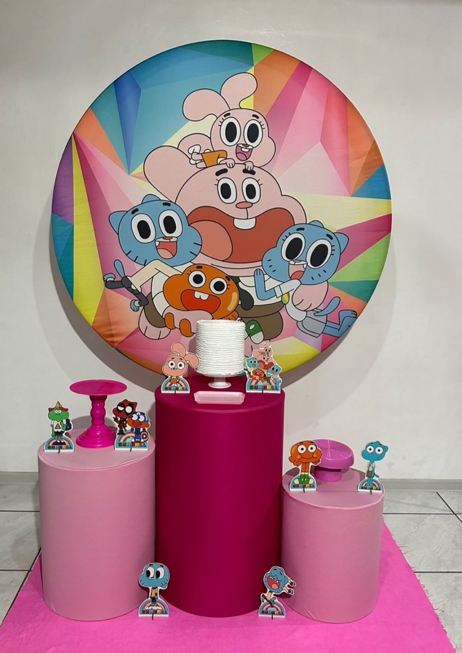 Kit 1 O Incrível Mundo de Gumball - Michi Pegue e Monte