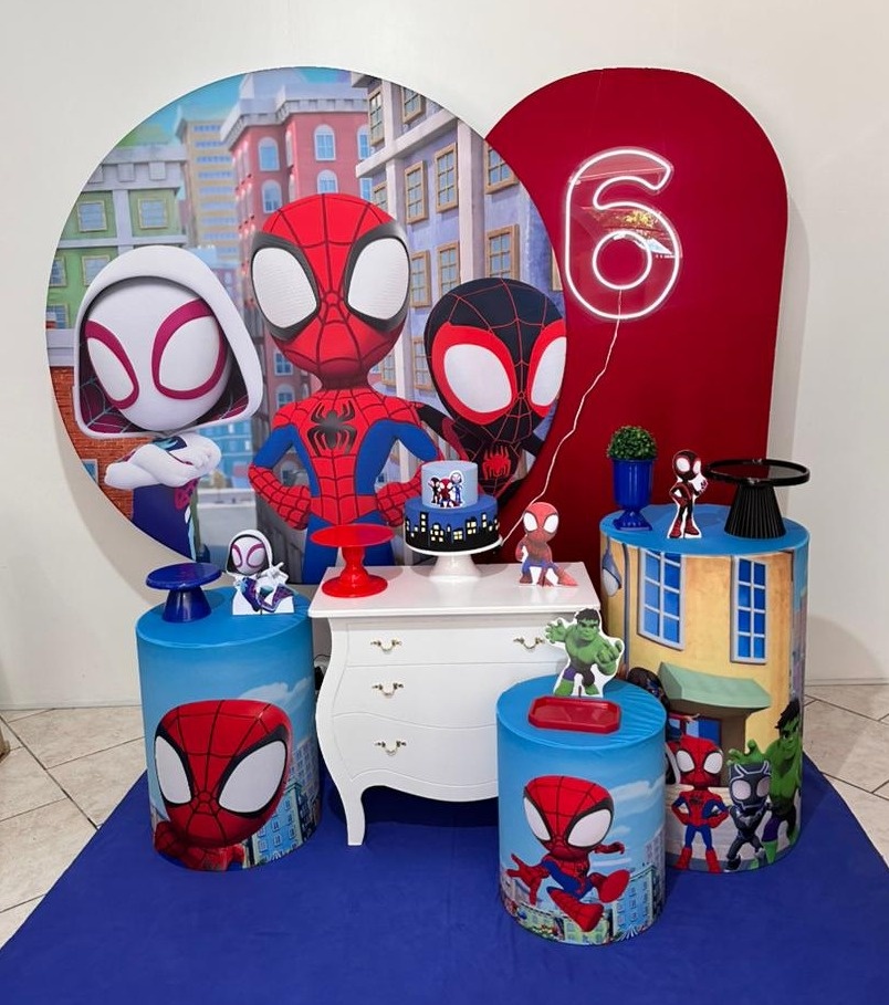 Kit 3 Spider E Seus Amigos   - Michi Pegue e Monte