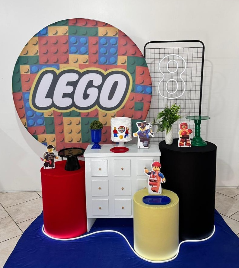 Kit 3 Lego Comoda Puxador  - Michi Pegue e Monte