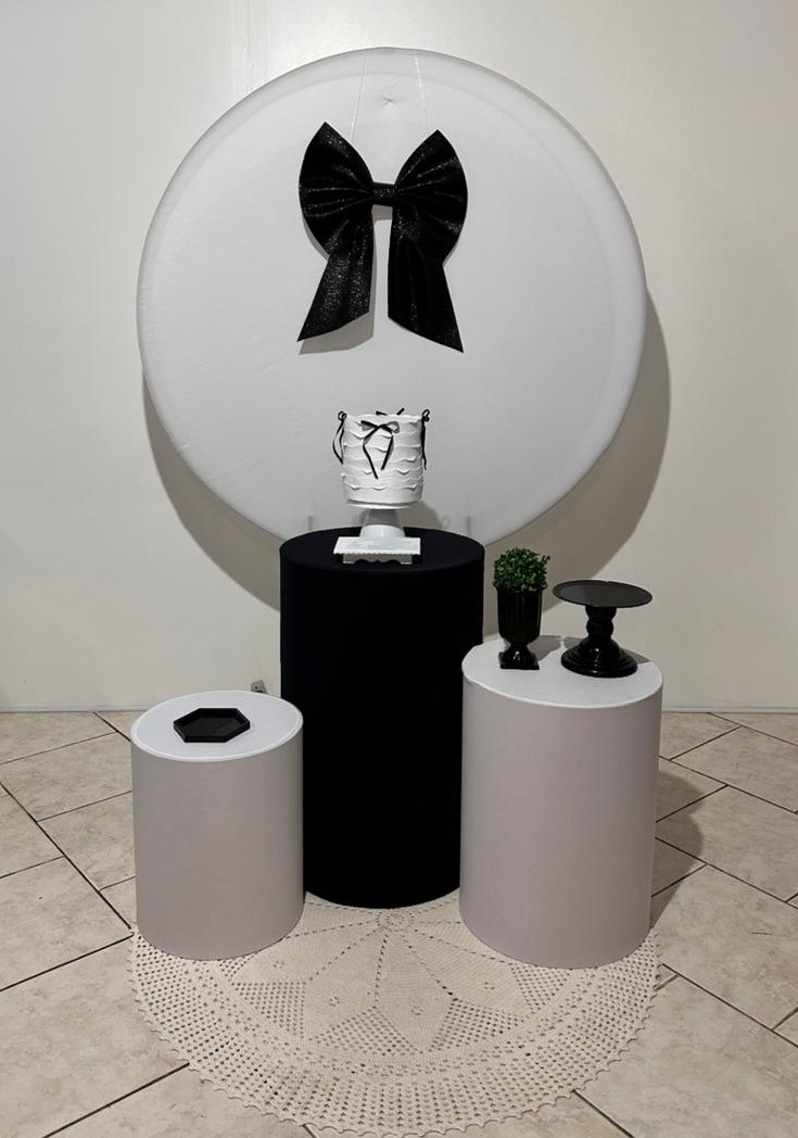 Kit 1 Laço Preto - Michi Pegue e Monte