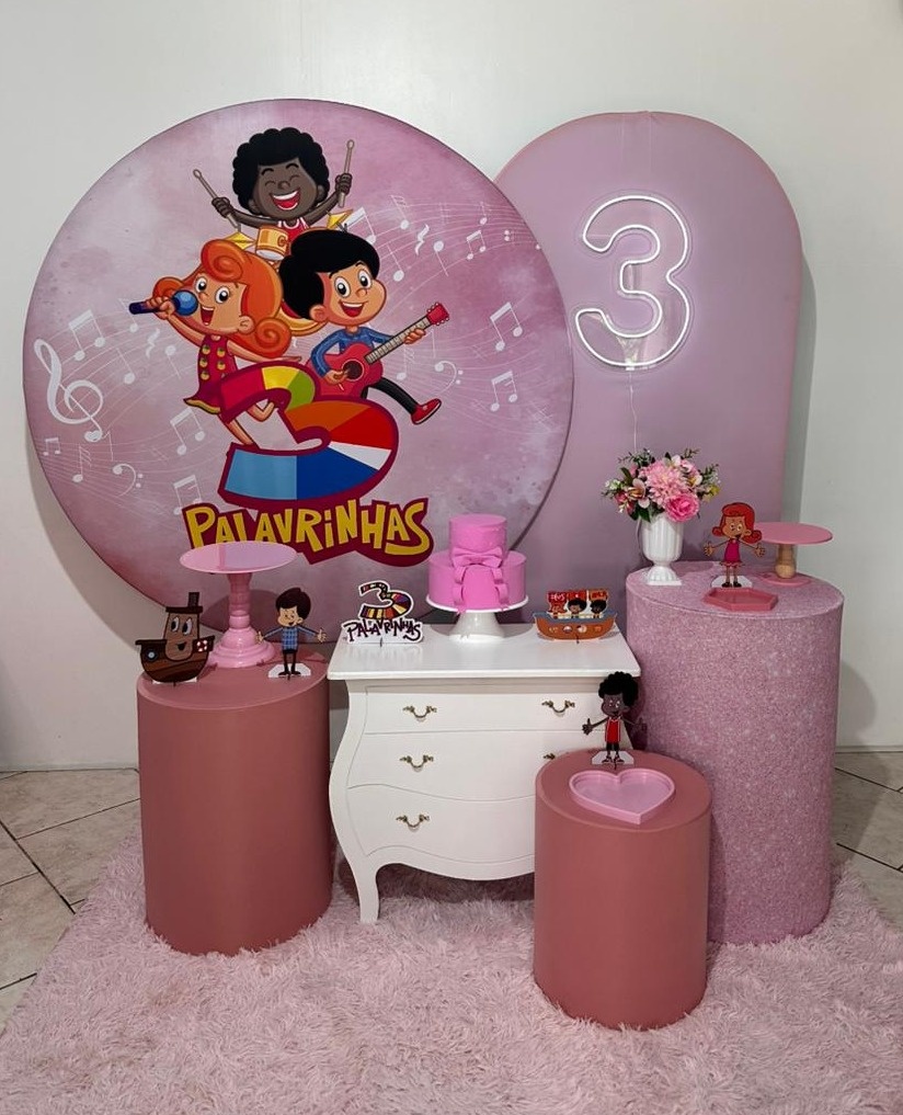 Kit 3 Três Palavrinhas - Michi Pegue e Monte