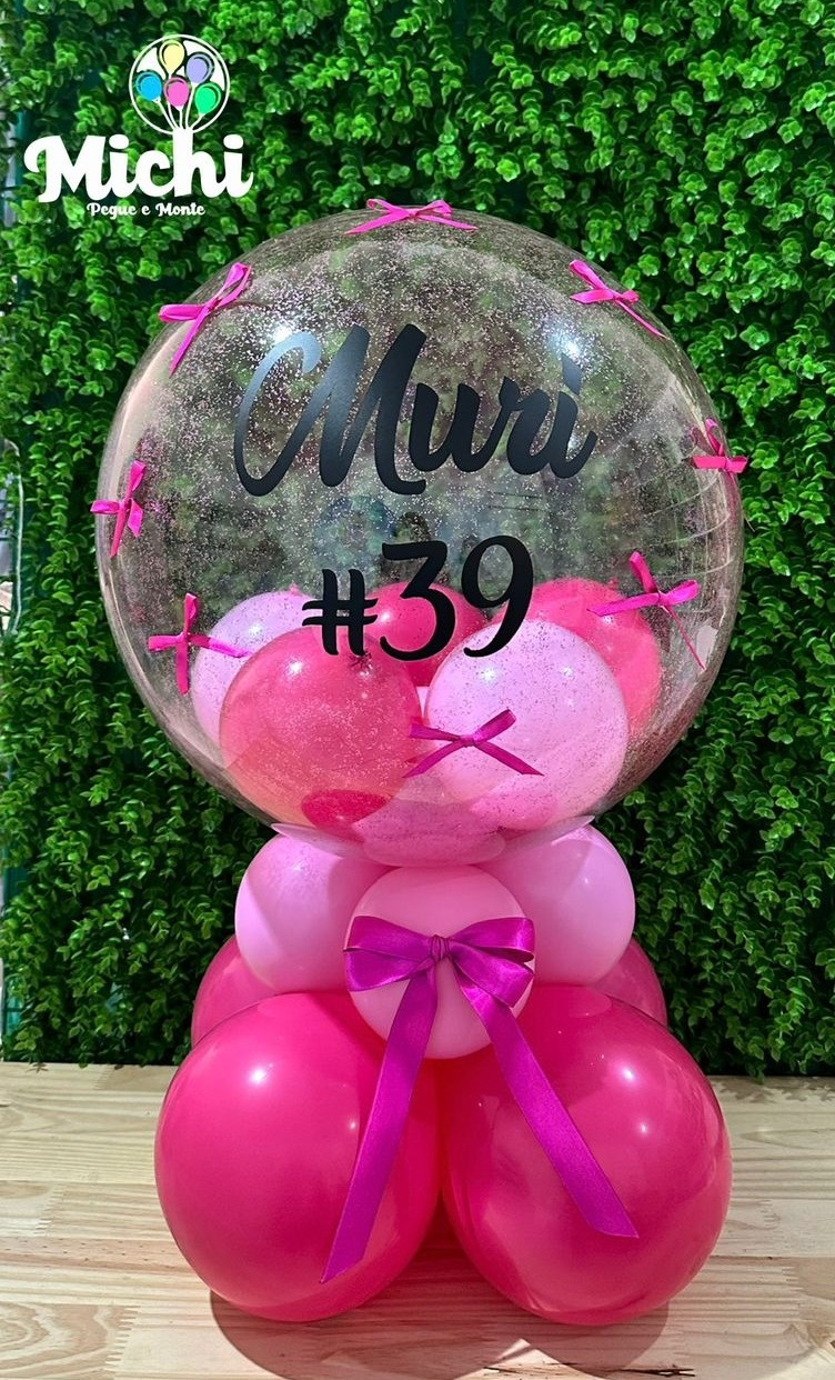 Balão Personalizado 18 - Michi Pegue e Monte