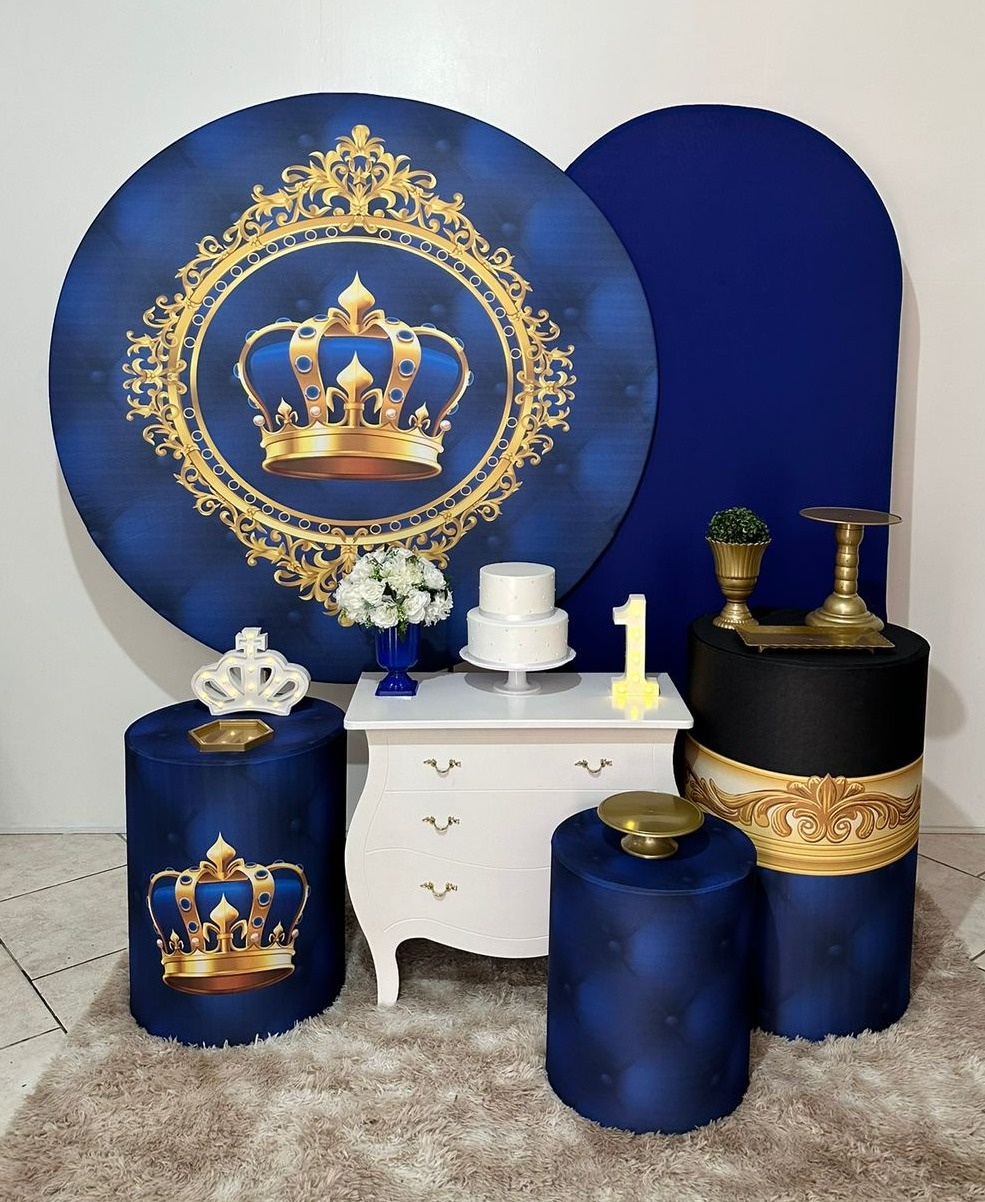 Kit 3 Coroa Azul  - Michi Pegue e Monte