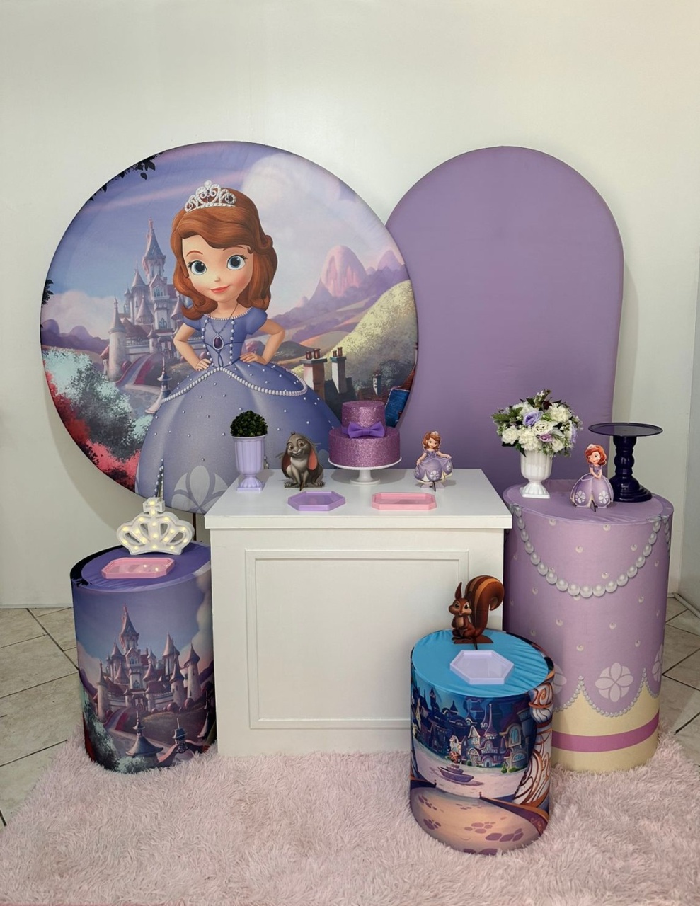 Kit 4 Princesinha Sofia  - Michi Pegue e Monte