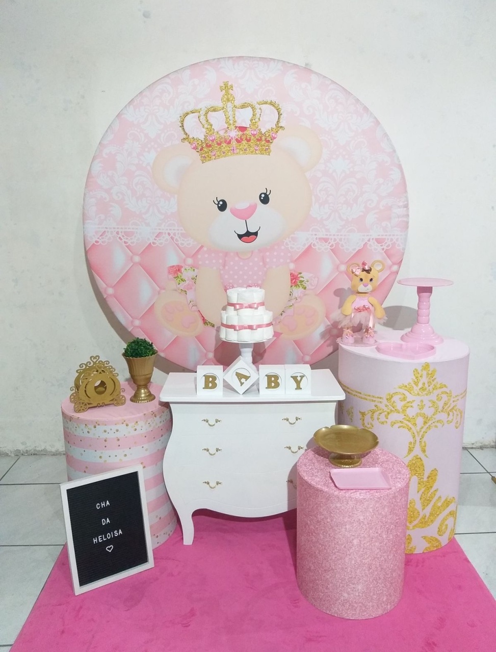 Kit 2 Ursinha Princesa  - Michi Pegue e Monte