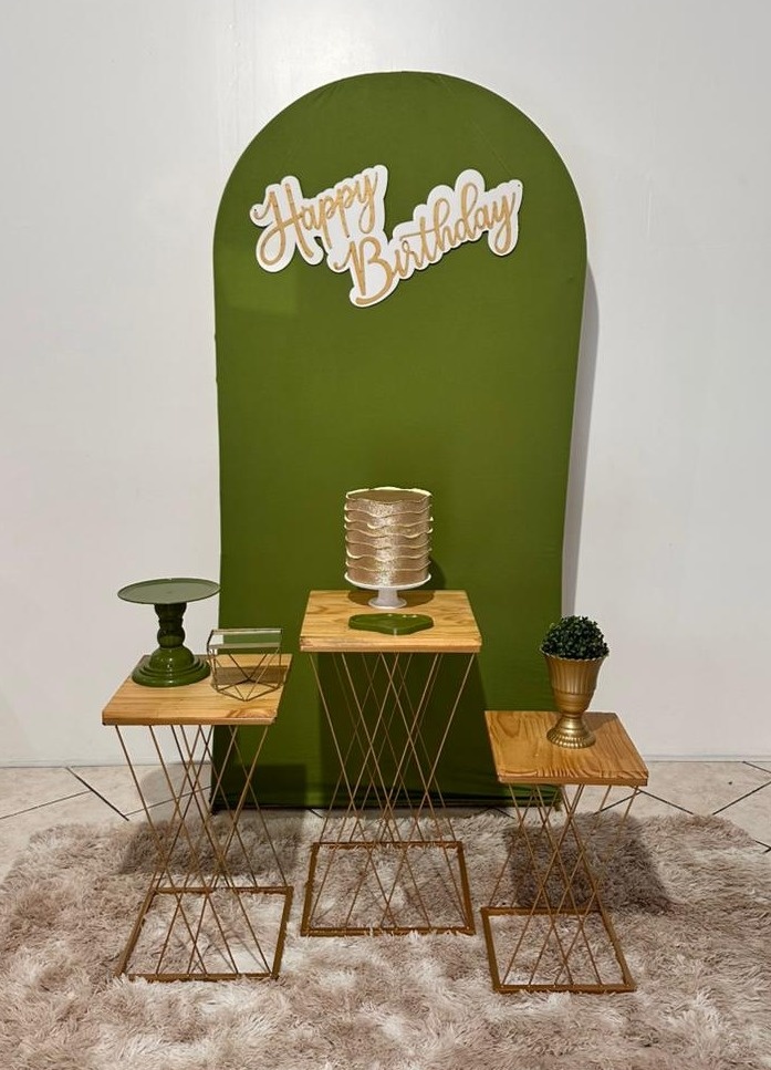 Kit Happy Birthday Verde Oliva - Michi Pegue e Monte