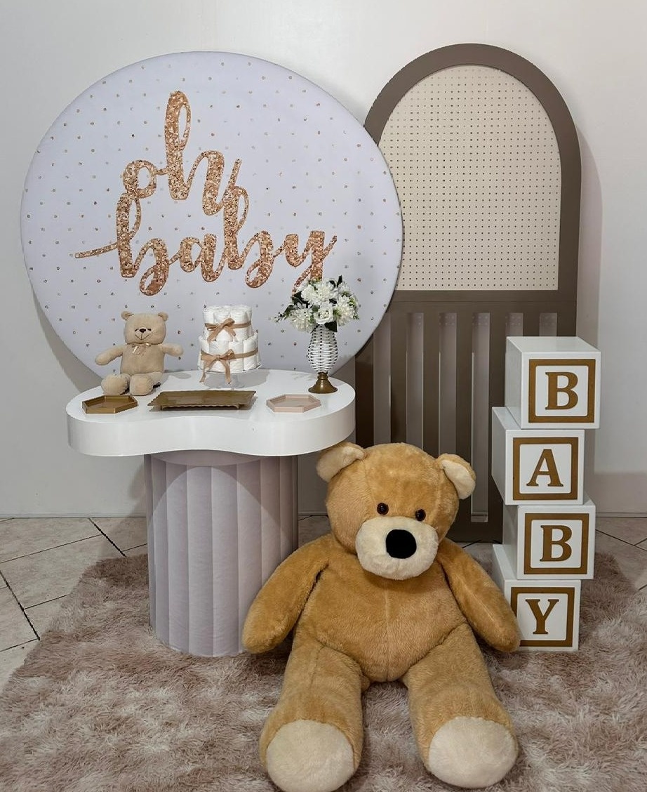 Kit 3 Oh Baby Branco Mesa Ôrganica  - Michi Pegue e Monte