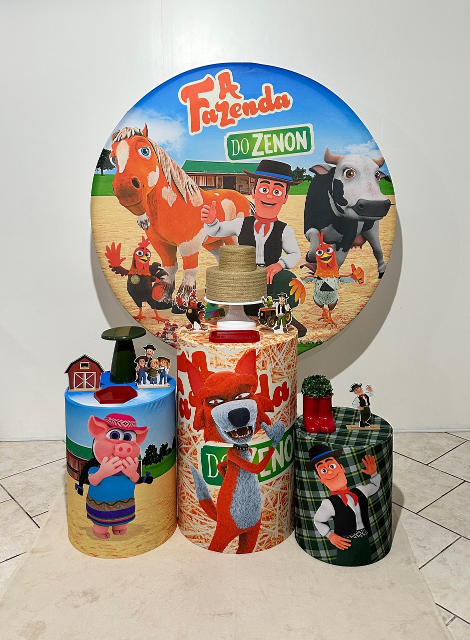 Kit 1 Fazendinha Do Zenon - Michi Pegue e Monte