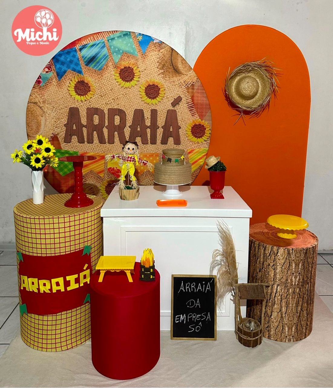 Kit 4 Arraiá - Michi Pegue e Monte