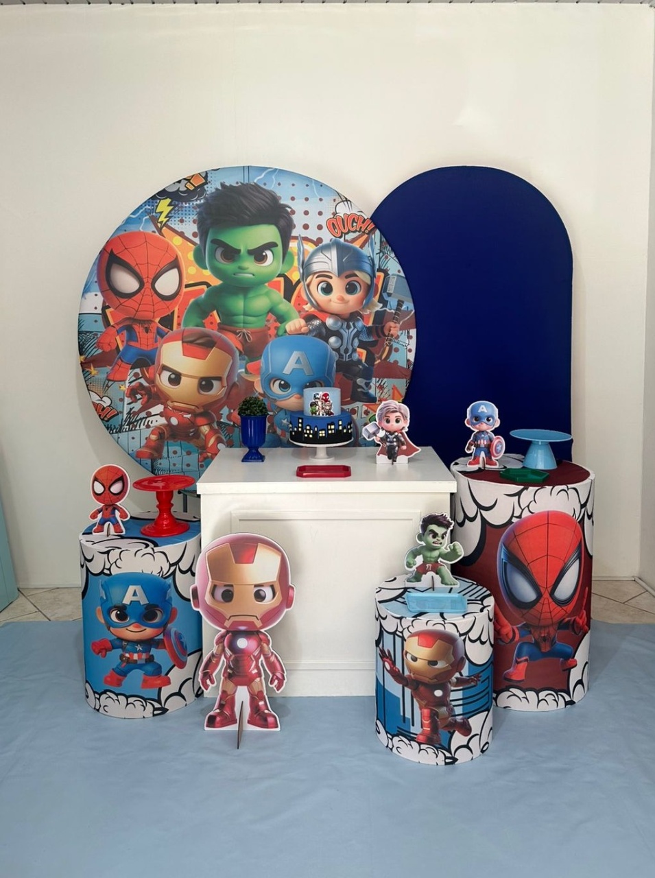 Kit 4 Vingadores Baby   - Michi Pegue e Monte
