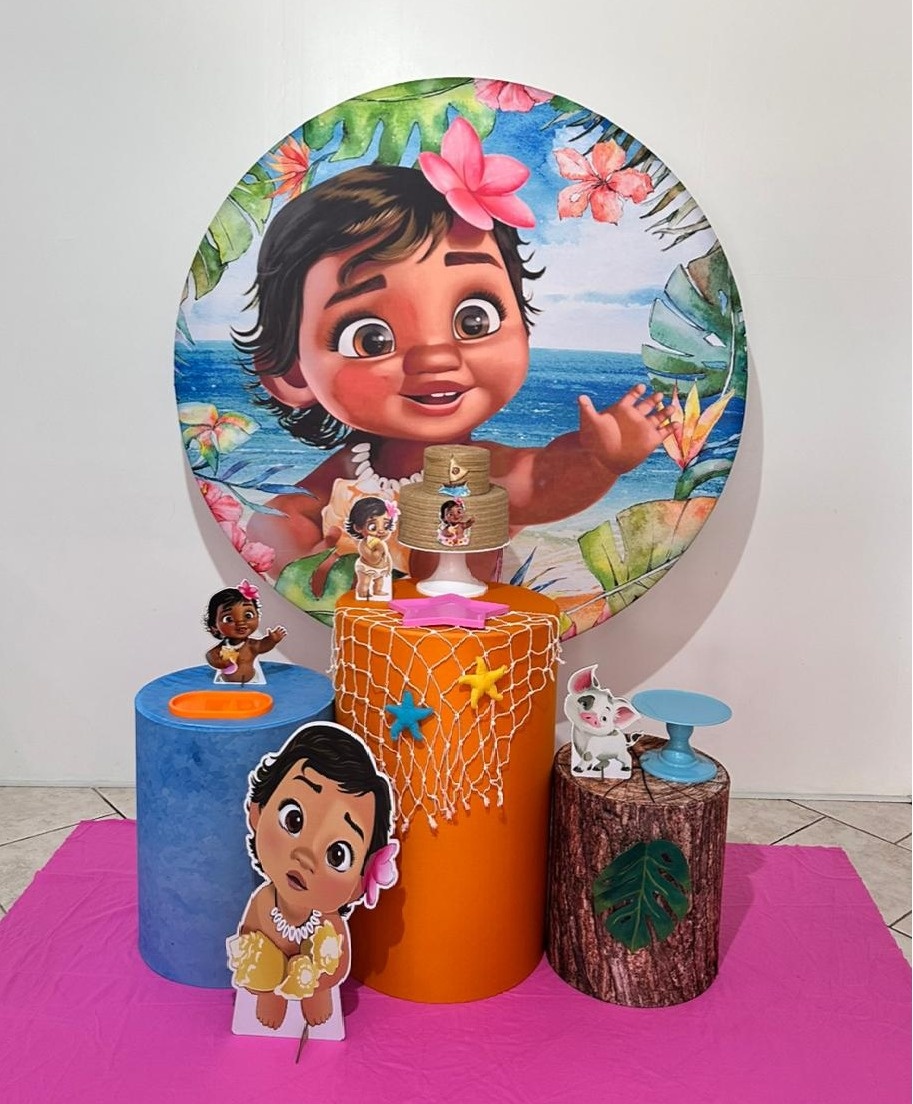 Kit 1 Moana Baby - Michi Pegue e Monte