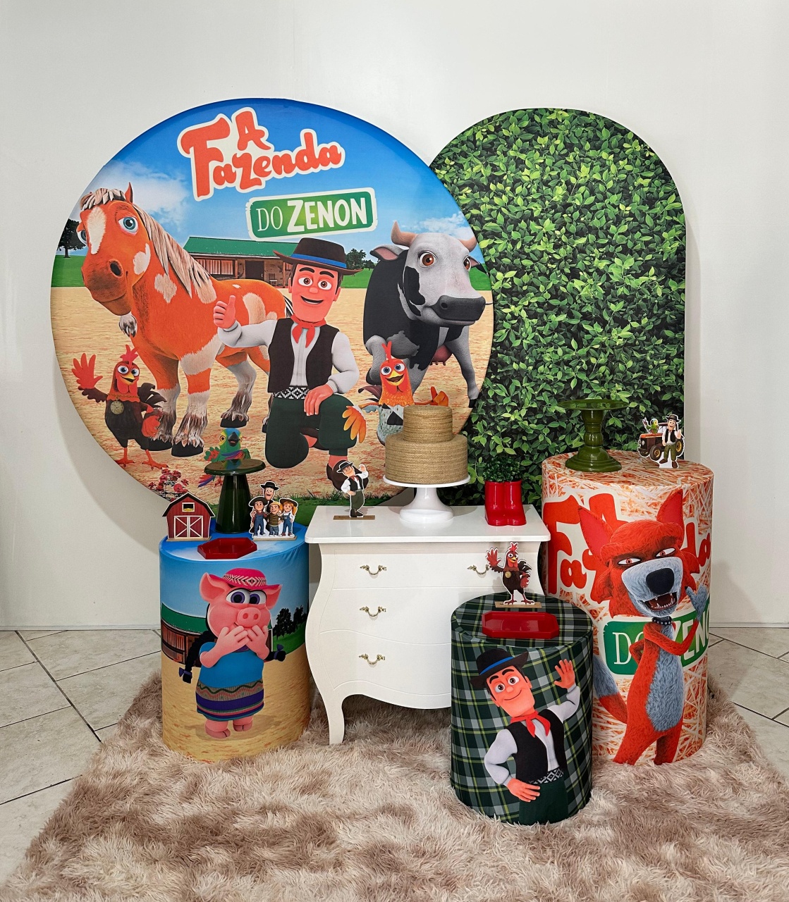 Kit 3 Fazendinha Do Zenon  - Michi Pegue e Monte