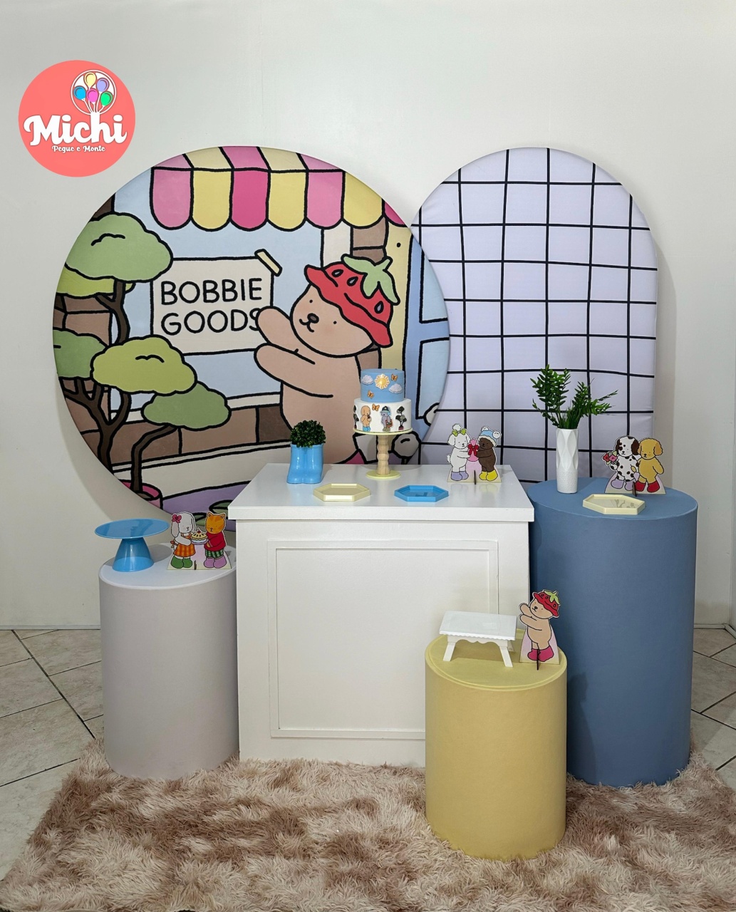 Kit 4 Bobbie Goods Menino  - Michi Pegue e Monte