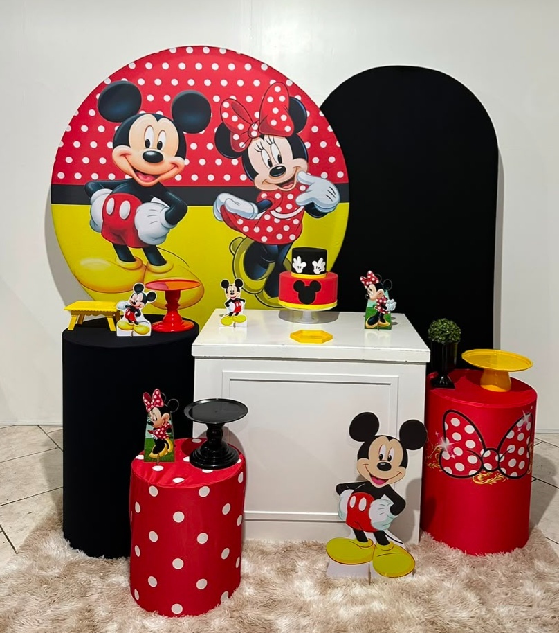 Kit 4 Minie E Mickey - Michi Pegue e Monte
