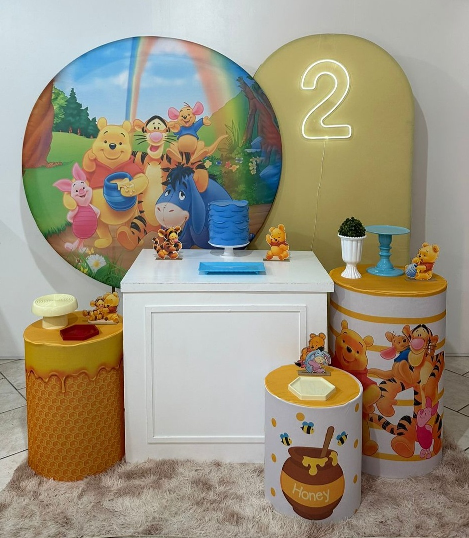 Kit 4 Ursinho Pooh  - Michi Pegue e Monte