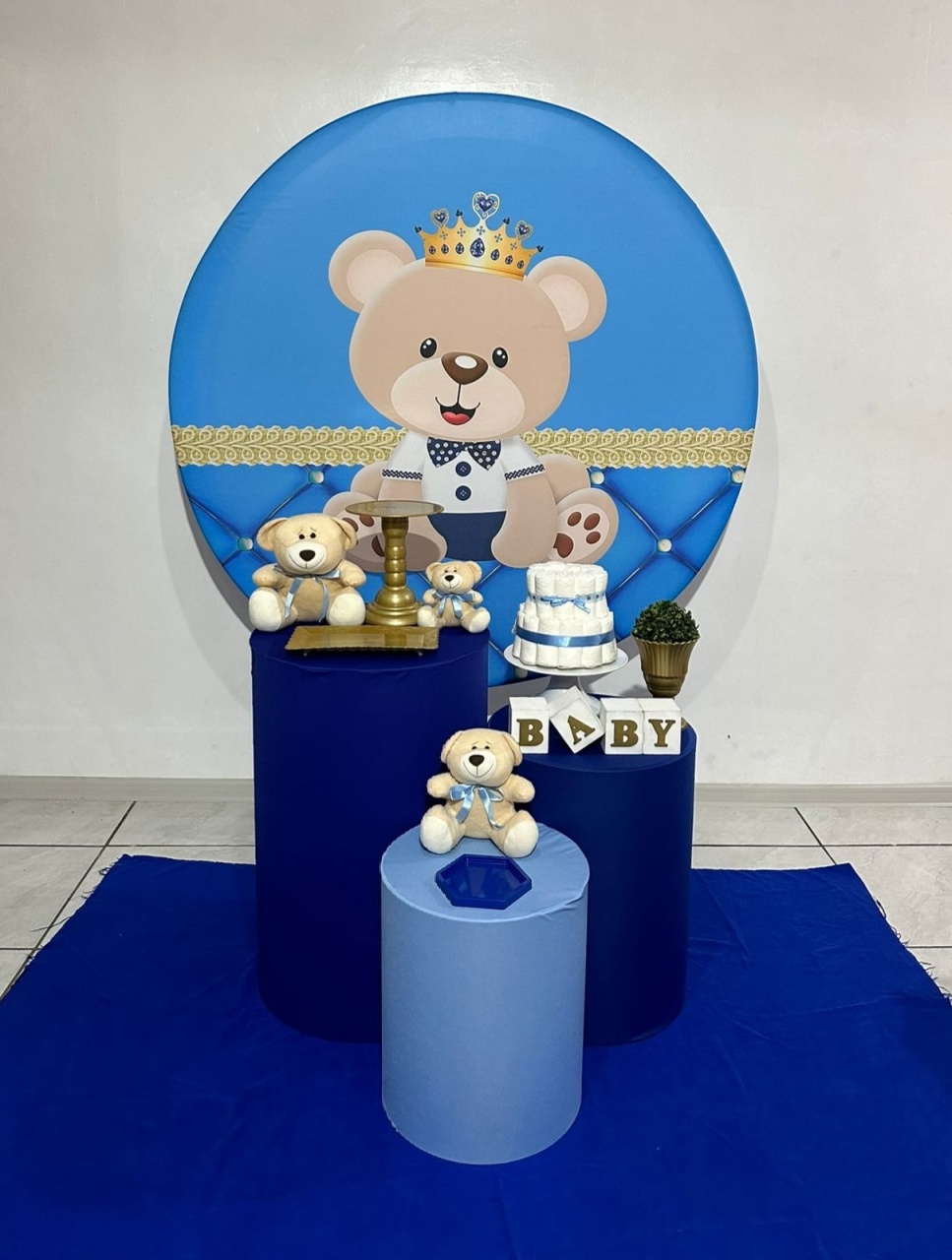 Kit 1 Ursinho Príncipe  - Michi Pegue e Monte