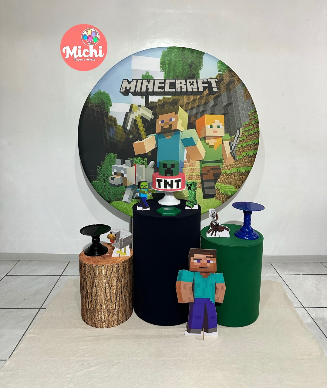 Kit 1 Minecraft  - Michi Pegue e Monte
