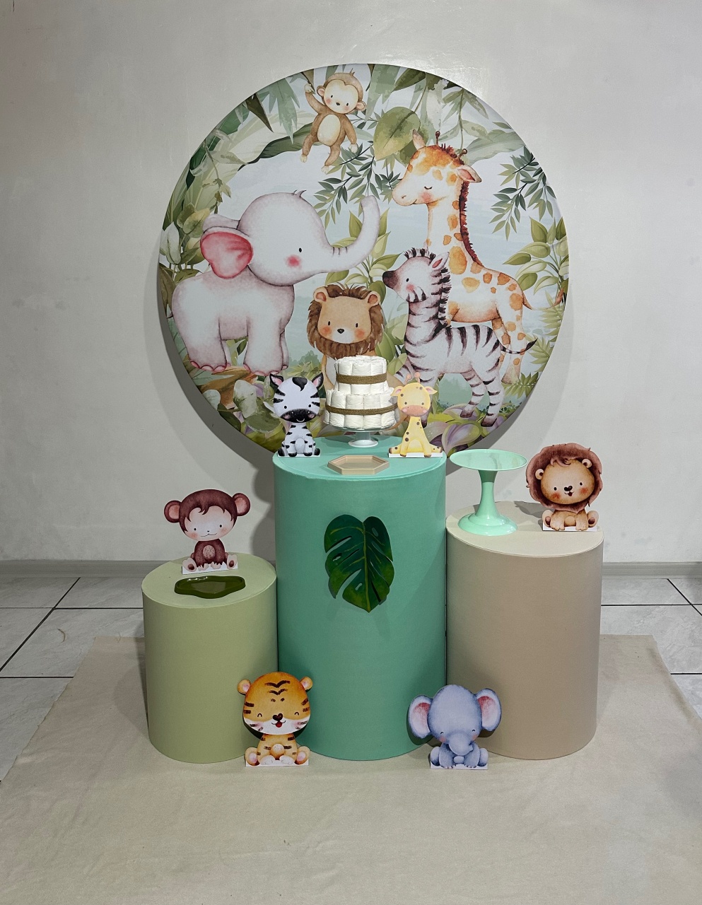 Kit 1 Safari Baby  Modelo 3 - Michi Pegue e Monte