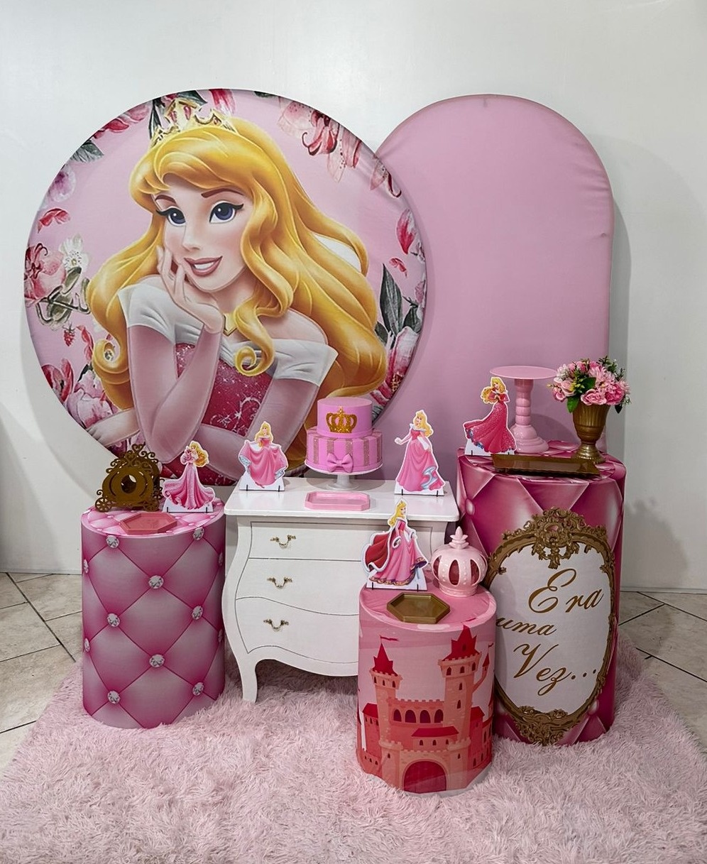 Kit 3 Princesa Aurora    - Michi Pegue e Monte