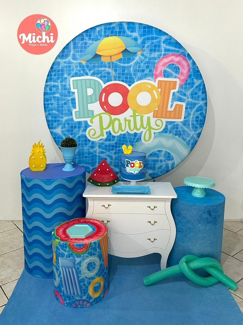 Kit 2 Pool Party Menino - Michi Pegue e Monte