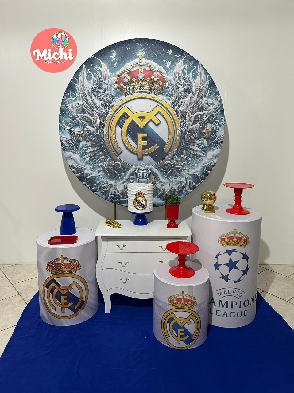 Kit 2 Real Madrid  - Michi Pegue e Monte