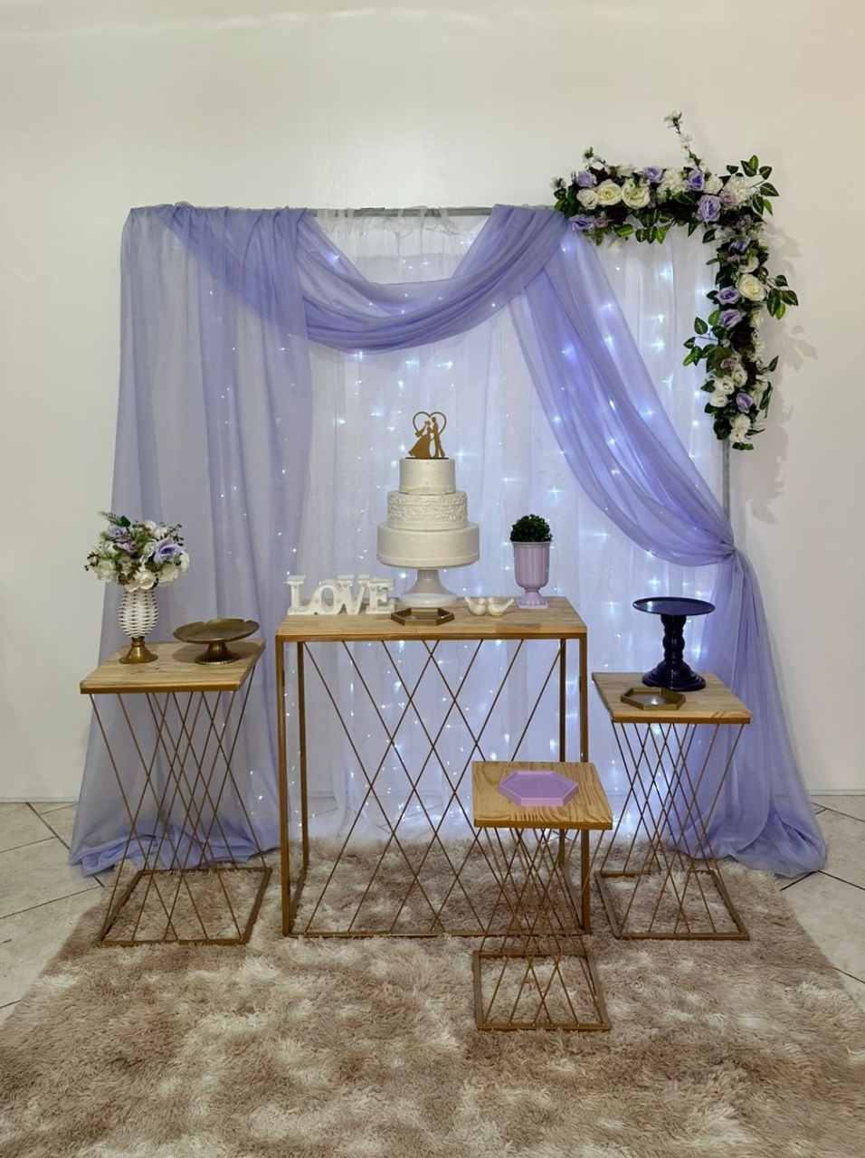 Kit Casamento Lilas - Michi Pegue e Monte