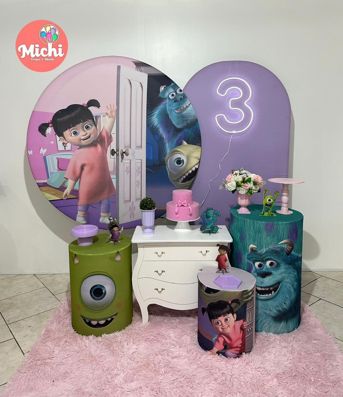 Kit 3 Monstros Sa   - Michi Pegue e Monte