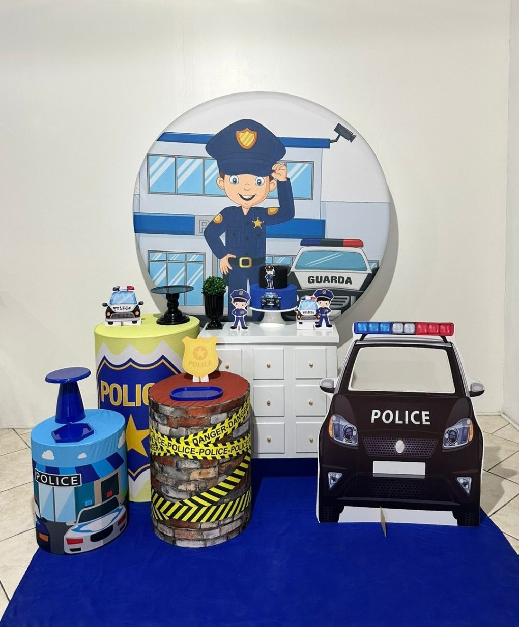 Kit 2 Policial Adicional Viatura - Michi Pegue e Monte