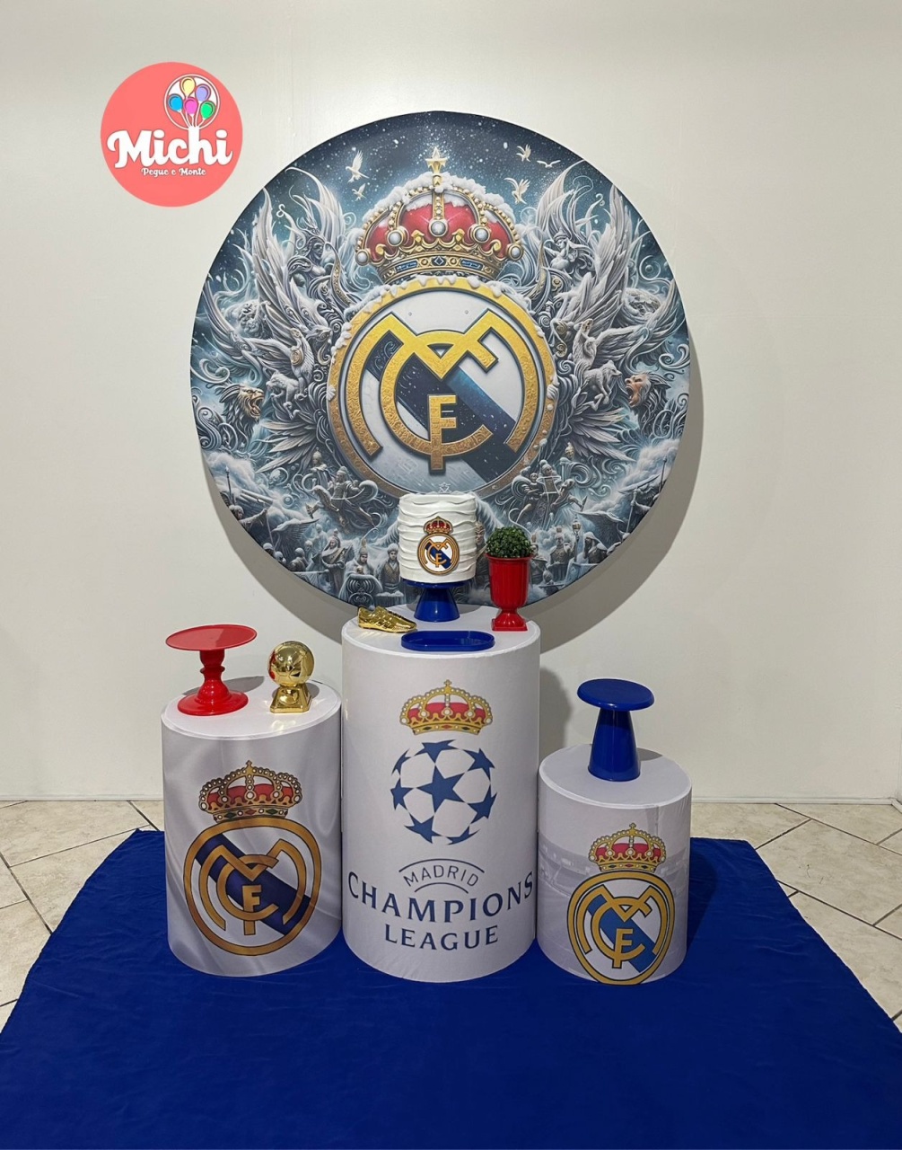 Kit 1 Real Madrid - Michi Pegue e Monte