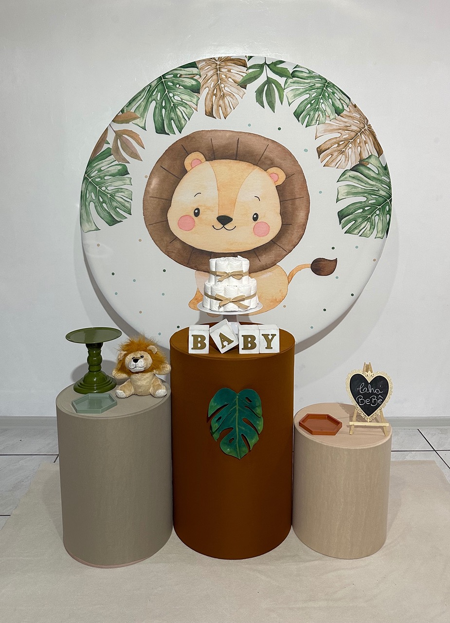 Kit 1 Leão Baby  - Michi Pegue e Monte