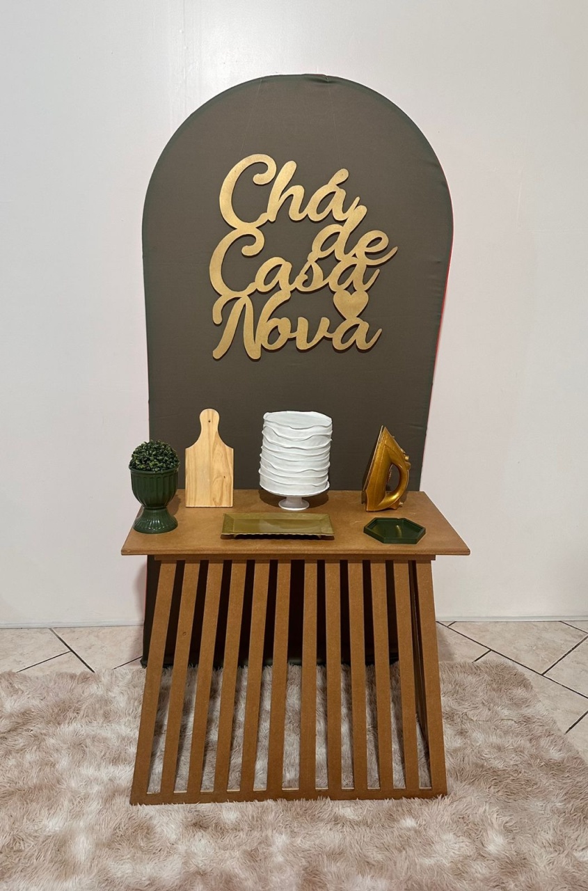 Kit Chá de Casa Nova Verde Militar - Michi Pegue e Monte
