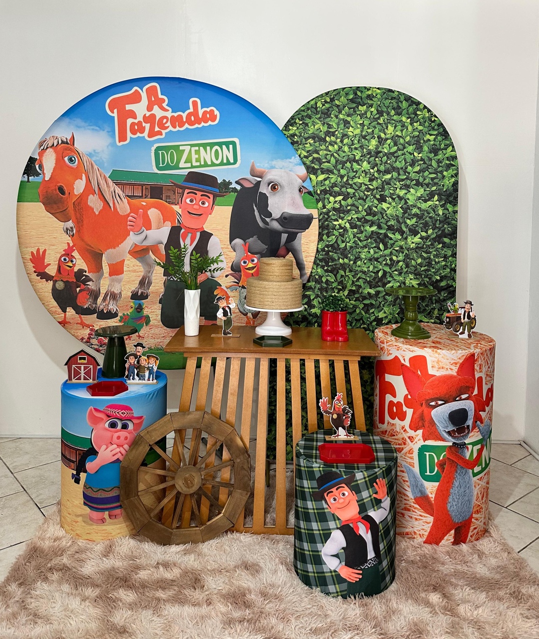 Kit 4 Fazendinha Do Zenon   - Michi Pegue e Monte