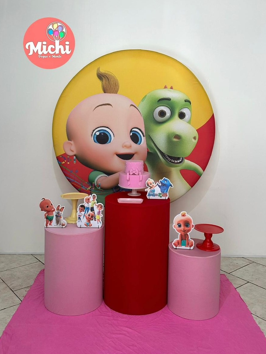 Kit 1 Lolokids Menina - Michi Pegue e Monte