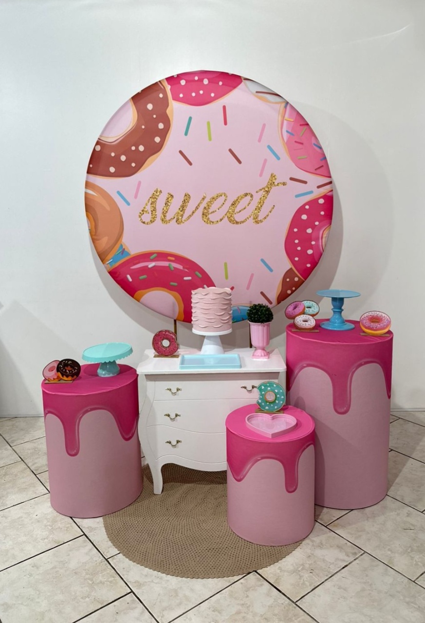 Kit 1 Donuts Mesa Branca - Michi Pegue e Monte