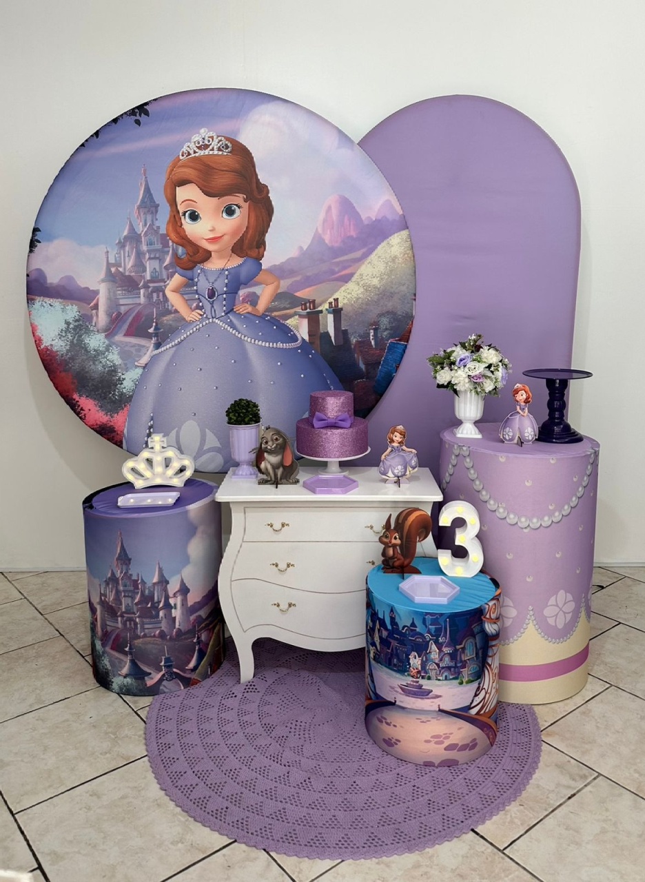 Kit 3 Princesinha Sofia - Michi Pegue e Monte