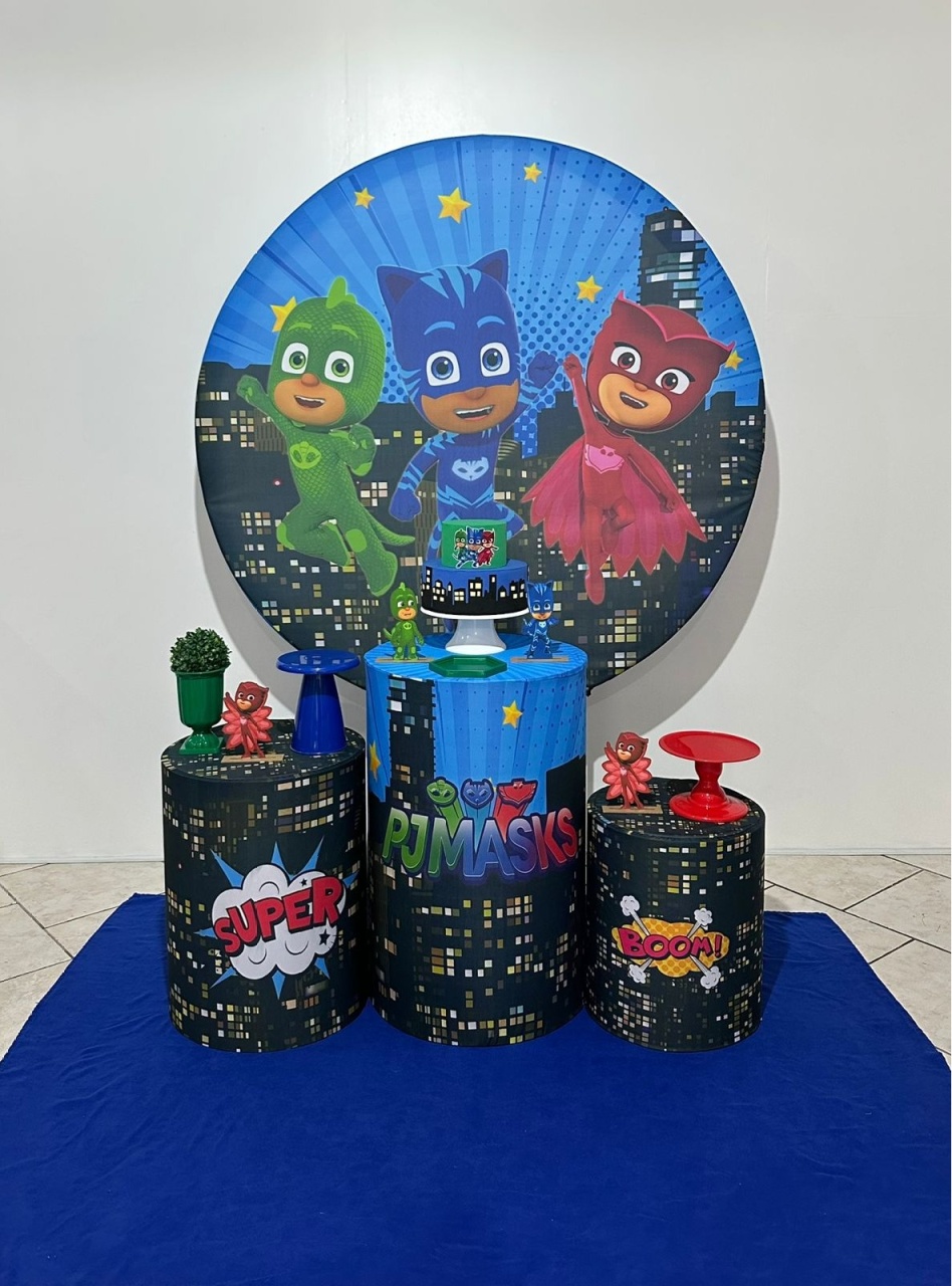 Kit 1 Pj Masks  - Michi Pegue e Monte