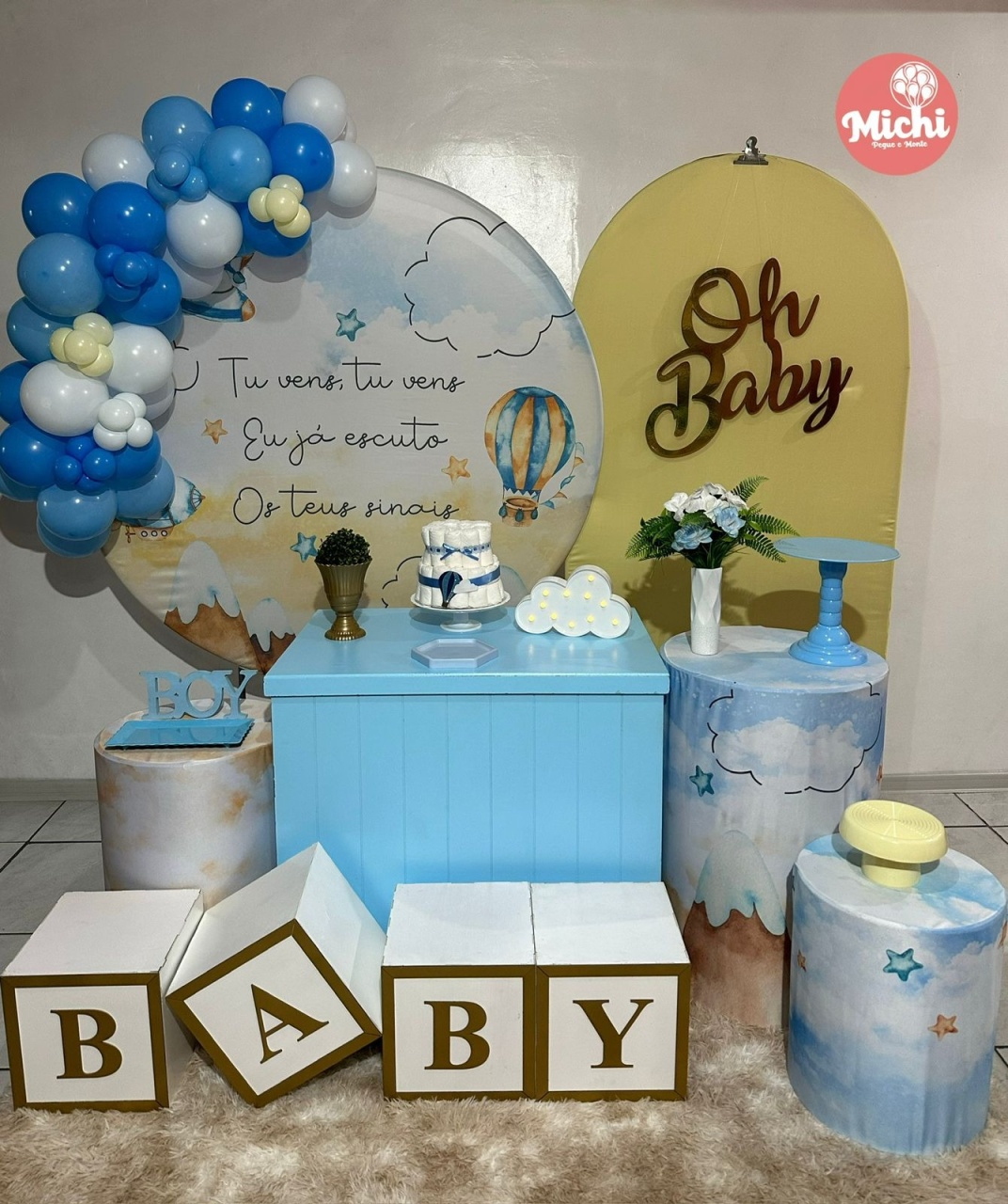 Kit 4 Tu Veins Com Cubos Baby - Michi Pegue e Monte