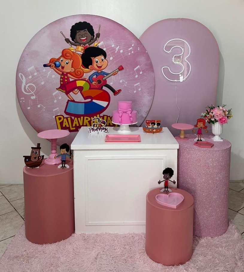 Kit 4 Três Palavrinhas  - Michi Pegue e Monte