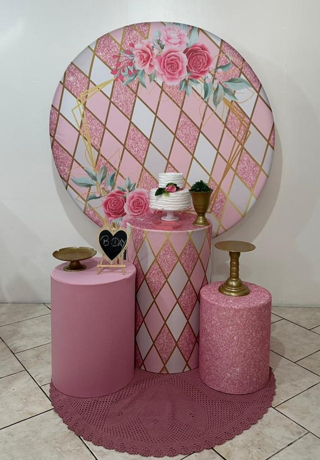 Kit 1 Floral Rosa - Michi Pegue e Monte