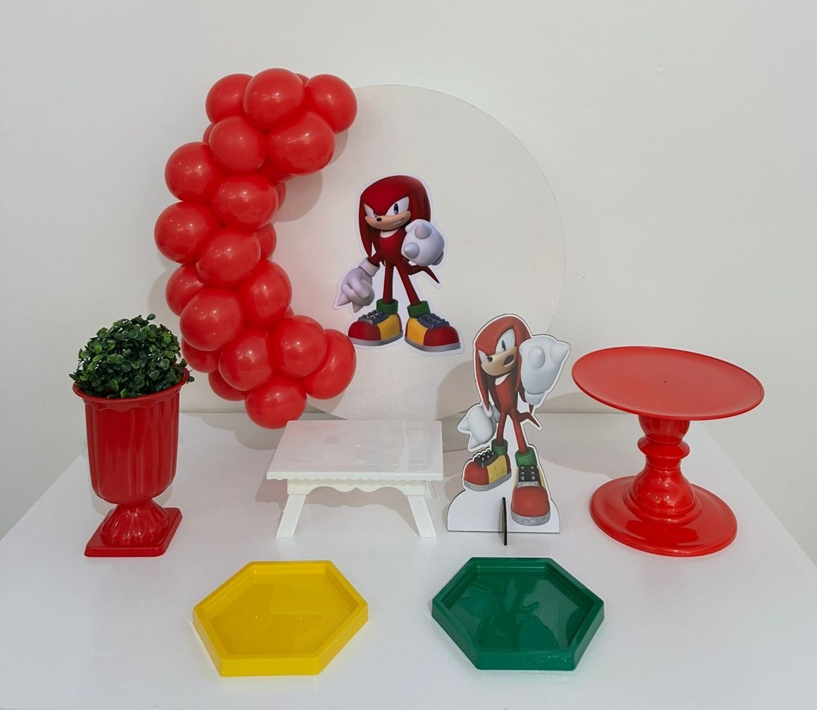 Mini Kit Sonic Vermelho - Michi Pegue e Monte