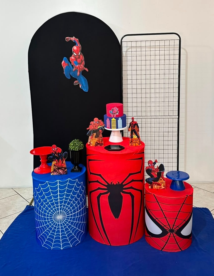 Kit Paineis Romano Homem Aranha - Michi Pegue e Monte