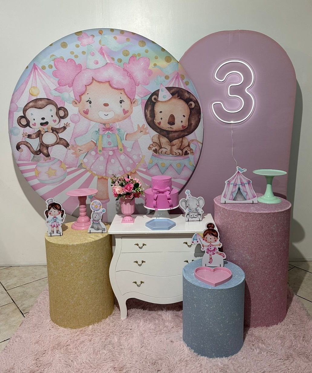 Kit 3 Circo Menina - Michi Pegue e Monte