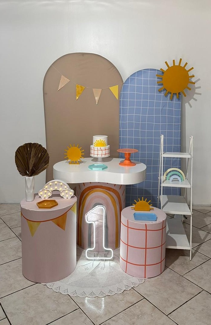  Kit Volta Ao Sol Menino Tampo Orgânico  - Michi Pegue e Monte