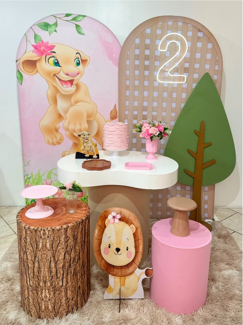 Kit 4 Leoa Rosa Mesa Ôrganica - Michi Pegue e Monte
