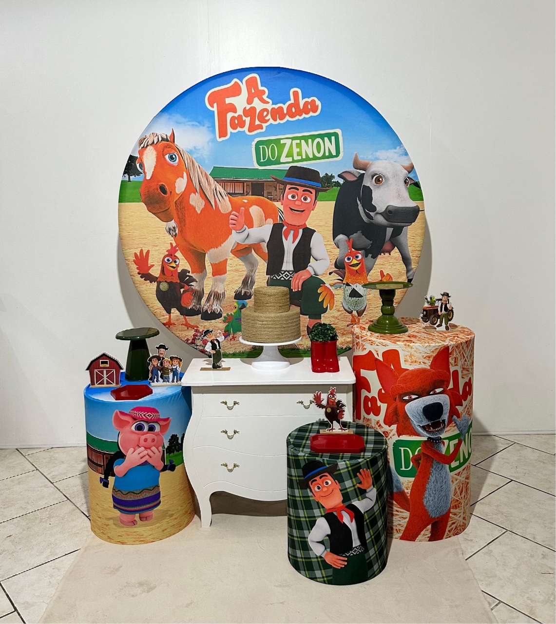 Kit 2 Fazendinha Do Zenon  - Michi Pegue e Monte