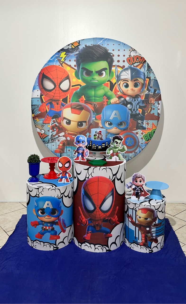 Kit 1 Vingadores Baby  - Michi Pegue e Monte