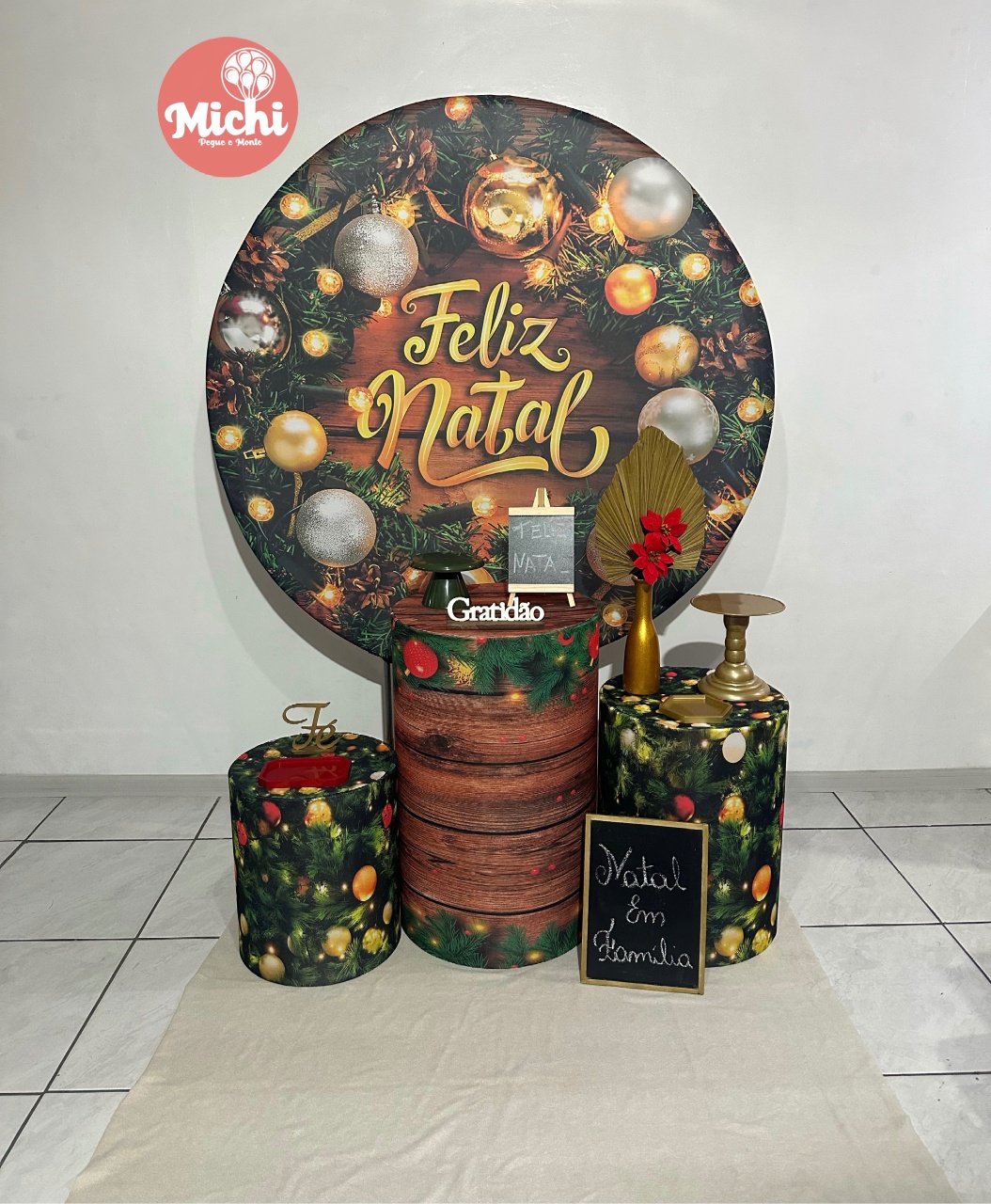Kit 1 Natal Modelo 2 - Michi Pegue e Monte