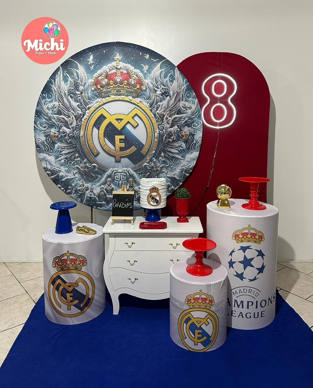Kit 3 Real Madrid   - Michi Pegue e Monte