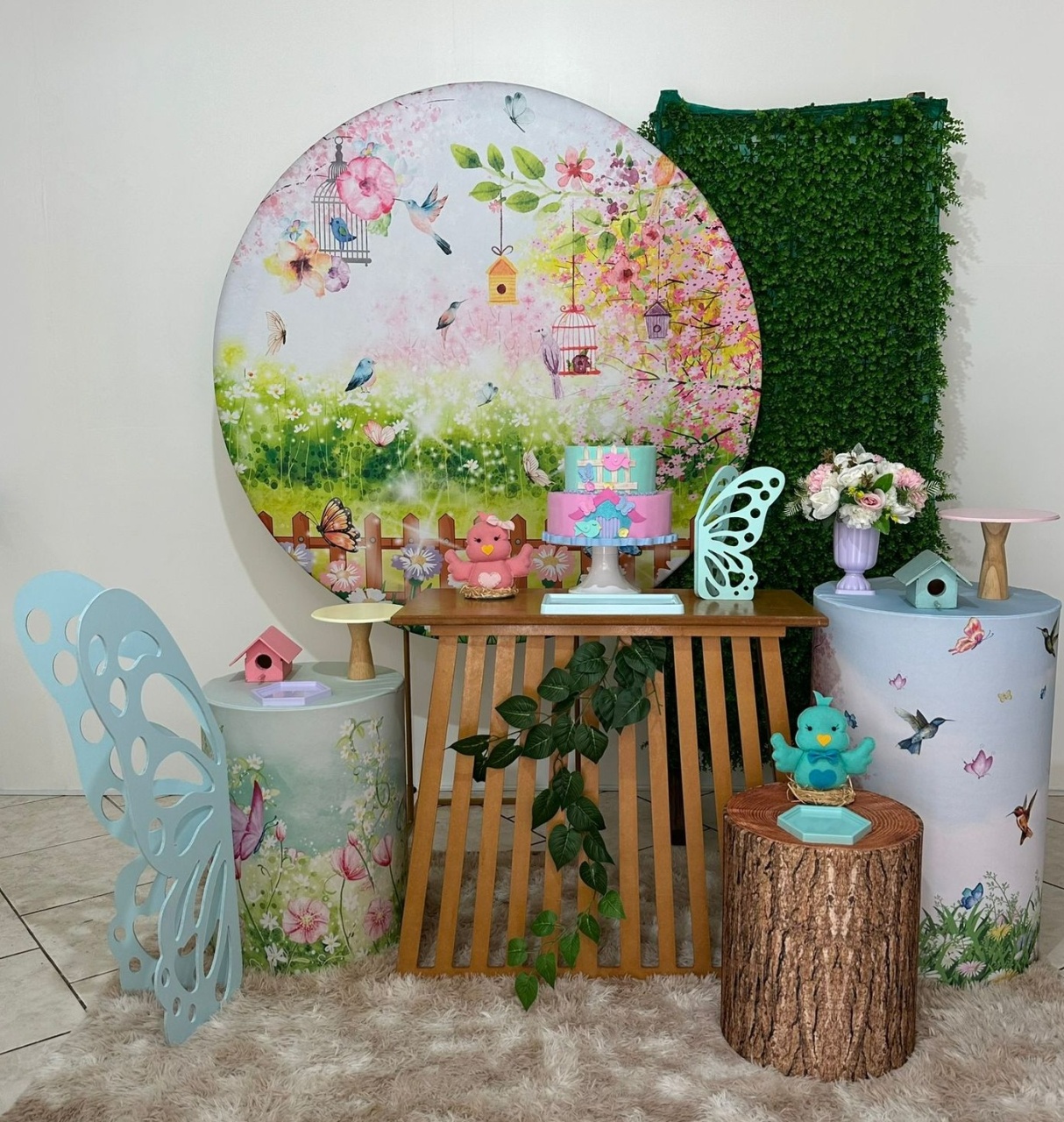 Kit 4 Jardim Muro Verde  - Michi Pegue e Monte