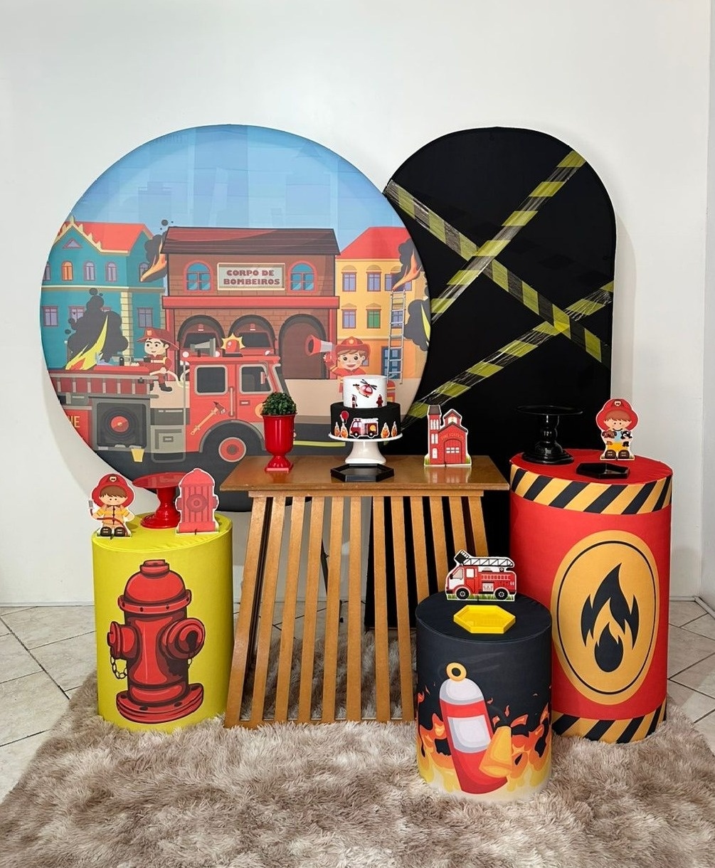 Kit 4 Bombeiro Mesa Ripada - Michi Pegue e Monte